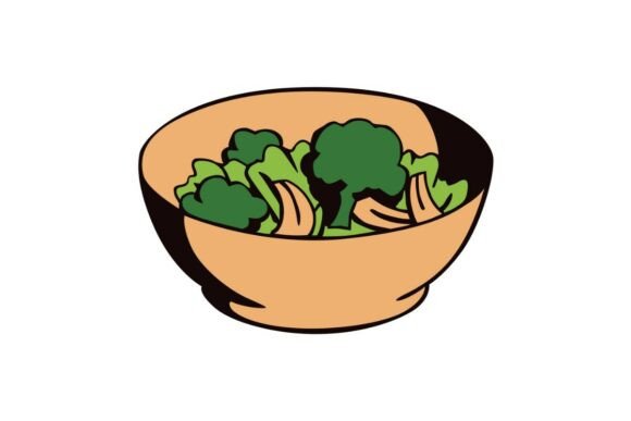 Crunchy Broccoli Salad Graphics for Crafts