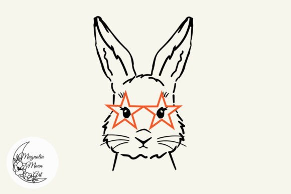 Disco Bunny SVG for Graphics & Crafts