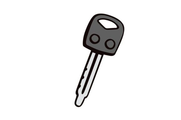 Ignition Car Key: Graphics for Crafts
