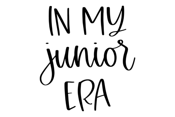 In My Junior Era Graphics for Crafts