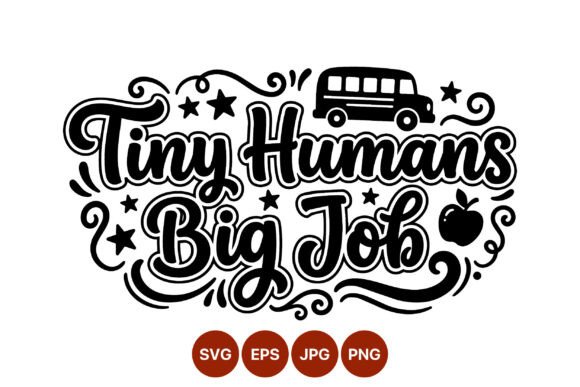 Tiny Humans Big Job Graphics for Crafts