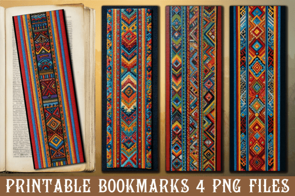 Vibrant Tribal Graphics for Crafts & Branding